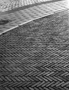 Dutch Cobbles Detail of cobbles on a street in the old part of Groningen, Netherlands