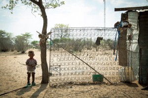 Mattress Springs I am not really sure what the mattress frame at the side of this little boy's home was for. In Africa you see some really cleaver and original uses of everyday things that may have been discarded by somebody else.
