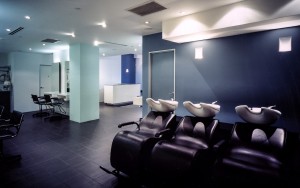 Hair Salon Hair salon interior. One to One Salon, Elizabeth St. Sydney