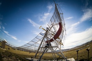 Radio Dish Small radio telescope dish at the Sydney University operated site at Bungendore ACT