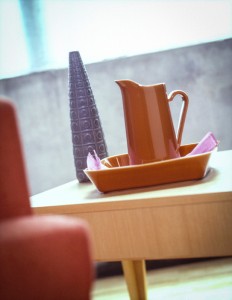 Things on Table Photograph for an article on Colour, shot for House & Garden Magazine.