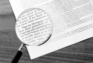 Small Print This image was shot as an advertisement for a firm of lawyers specialising in representing farmers and rural clients who were at risk of foreclosure during difficult economic times. It was important to show key words.
