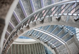 Spiral Stairs Spiral stairs at the Sydney University, Kolling Building, Royal North Shore Hospital.