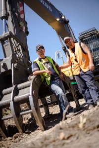 Digger Boys "Claw" operators at the WSN Environmental Solutions Chullora site.